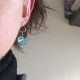 Boucles d'oreilles Pastilles turquoise